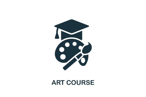 Art Course Icon: A Practical Resource for Web Design and Infographics