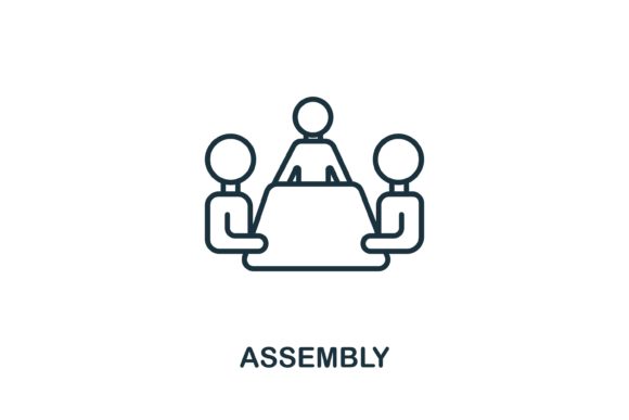 Assembly: A Clean, Versatile Icon for Modern Design Projects