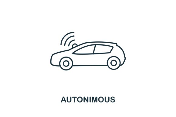Autinimous: A Versatile Icon for Modern Design and Machine Learning Visuals