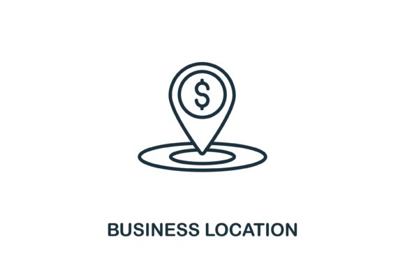 Business Location Icon: A Versatile Design Asset