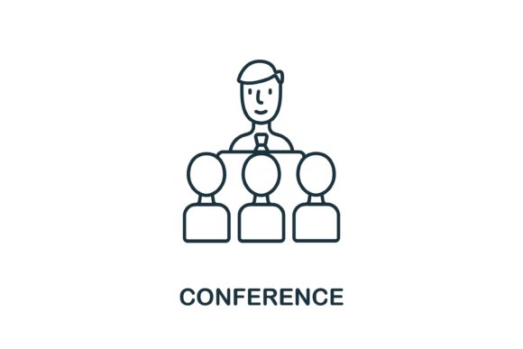 Conference Icon for Modern Design Projects