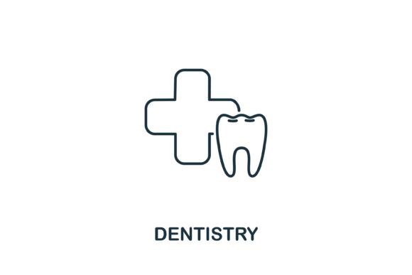 Dentistry Icon from Medical Collection: A Practical Choice for Design Projects