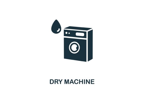 Dry Machine Icon: Enhancing Visual Design with Versatile Graphics