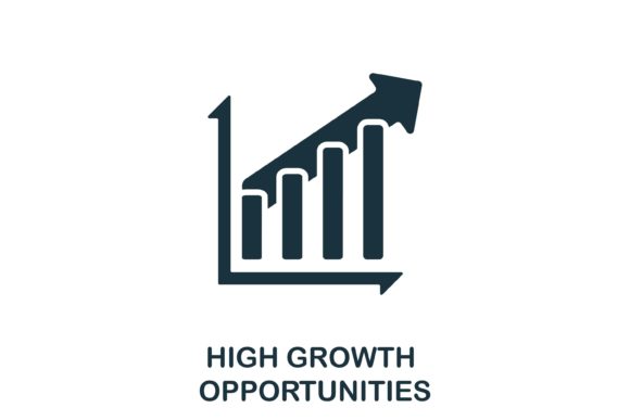 High Growth Opportunities Icon: A Visual Tool for Strategic Communication