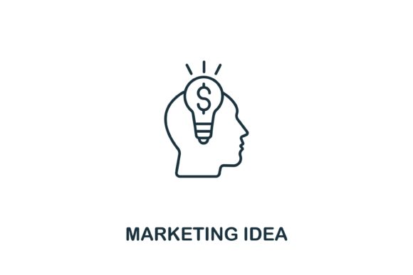 Marketing Idea Icon: A Versatile Design Asset for Modern Creatives