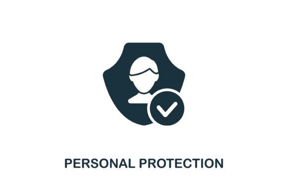 Personal Protection Icon: Simple Design for Powerful Visual Communication
