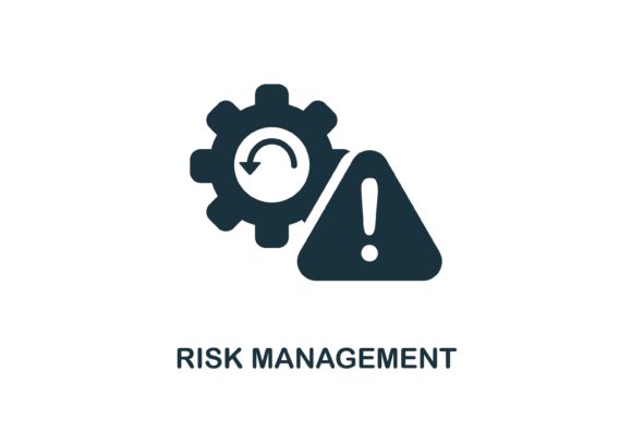 Risk Management Icon: Simple Design for Powerful Communication