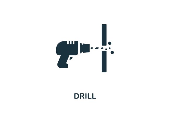 Strategic Use of the Drill Icon in Web Design and Visual Communication