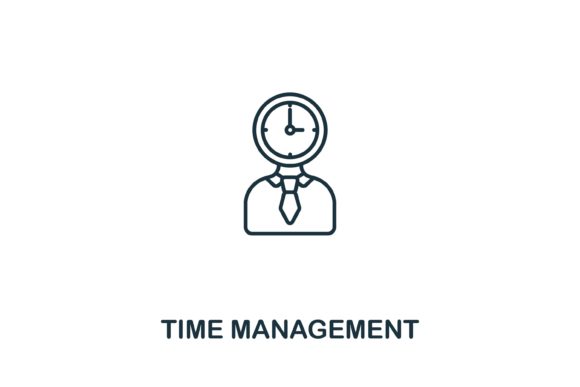 Time Management Icon from SEO Collection: A Practical Tool for Visual Storytelling